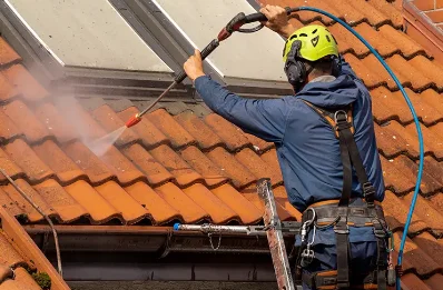 Démoussage et hydrofuge de toiture à Marle